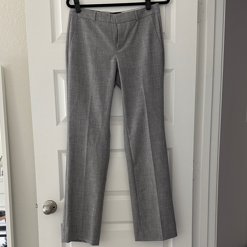Banana Republic Light Gray Women's Dress Pants - Straight Leg